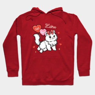 Libra Sassy Valentines Kitty Hoodie